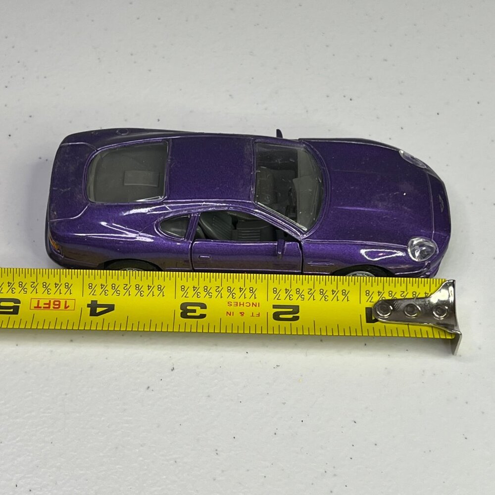Maisto Aston Martin DB7 Coupe Purple Diecast Model W/ Opening Doors, 1/40 Scale - Picture 7 of 11